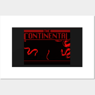 continental series john wick world graphic design illustration Posters and Art